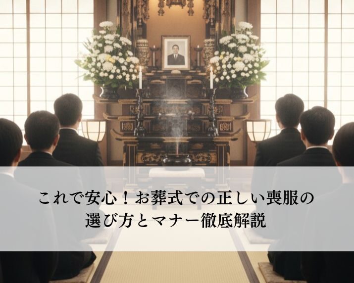 お葬式の服装 完全ガイド｜男性・女性・子どもの喪服マナーと選び方【2026年版】