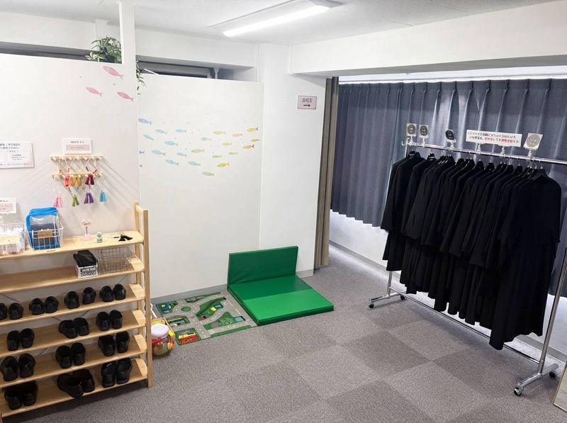 キッズスペースのある店内